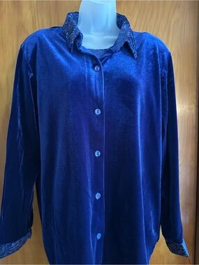 Graver Studio Blue Velvet 2 Piece Set L